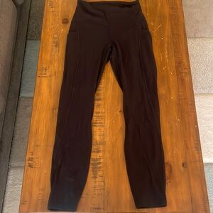 EUC lululemon align leggings with pockets black size 4